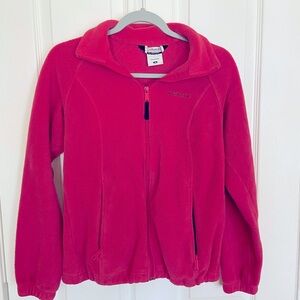 Pink columbia zip up